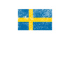 Sweden Flag Distressed