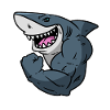 Shark biceps muscle motivation