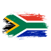 Südafrika Flagge
