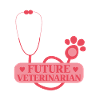 Future veterinarian veterinarian student child
