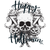 Happy Halloween skull