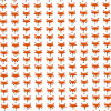 Fox head pattern, children's pattern