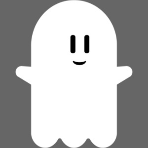 Halloween Geist - weiss