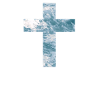 Christian Cross With Sunset