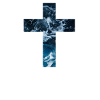 Croix chrétienne d’eau vive