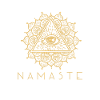 Namaste mandala yoga design