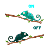 Chameleon Chameleoff - Funny chameleon saying