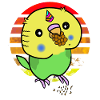 Budgie unicorn