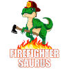 Feuerwehr Dinosaurier Dinosaurus Feuer Geschenk