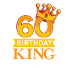60 years Birthday King