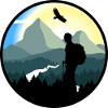 Mountains, hiking, wilderness - man