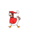 Christmas Chicken Merry Christmas