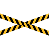 Line design caution tape