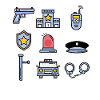 Police Collection Kids Policeman Cop Gift