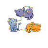 Christmas cats