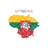 Lithuania Flag - Art Design