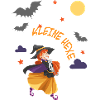 kleine Hexe Halloween