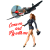 Viens voler avec moi PinUp