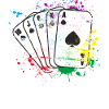 Kartenspiel farbig