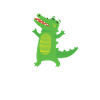 crocodiles can't fly