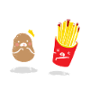 Potato and fries brother
