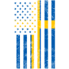 USA Sweden flag