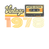 Vintage 1978 Cassette Mixtape - 42nd Birthday