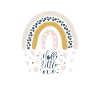 Hello little one rainbow baby