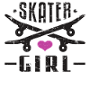 Skater Girl Skateboard Skating Girl Skate Gift