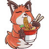 Ramen Kawaii Fuchs