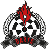 Flaming Dartboard Emblem