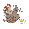 Funny chicken