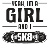 Patinage fille longboard skate cadeau