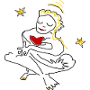 Christ Child Yoga Heart Stars