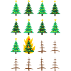 burning chrismas tree, Christmas, Christmas tree