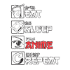 Eat Sleep Anime Repeat Gift