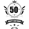 Gelukkige 50e verjaardag - 50e verjaardag