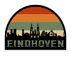 Eindhoven Pays-Bas Skyline Souvenir Drapeau Hollandais