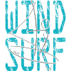 Windsurfer silhouette