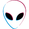 3D effect alien