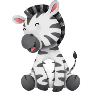 Lachendes Zebra