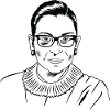 Regalo di sagoma di Ruth Bader Ginsburg