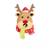 Ugly Christmas reindeer