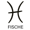pisces fish simple symbol black