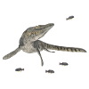 Mosasaure Tylosaurus à la chasse