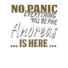 Andreas - Don't panic - funny gift in English