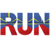 Run Reunion Island Flag