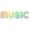 Musik Musik Klistermærke