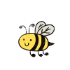 Lustiger Bienen Spruch