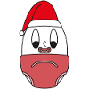 Christmas baby egg